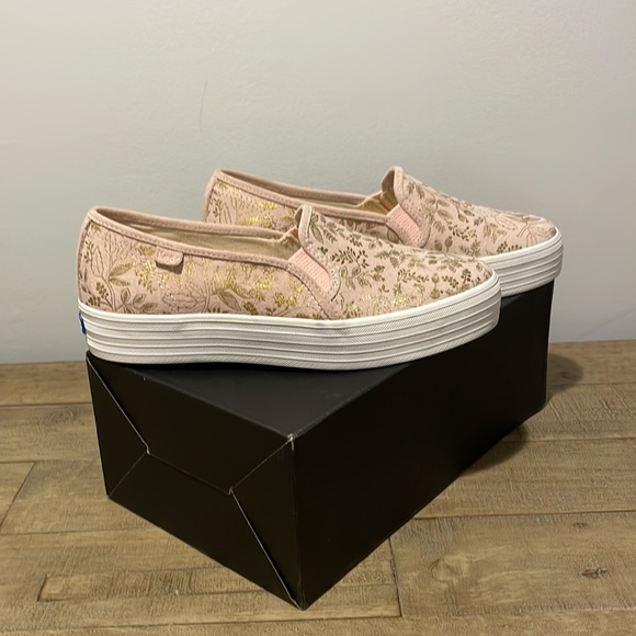 Keds RPC Blush with gold detail, Triple deck 8 NWT - Picture 3 of 6